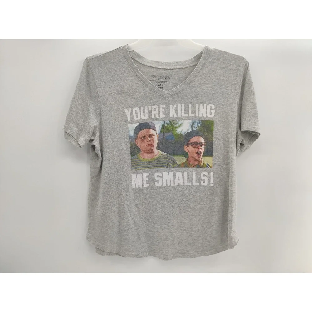 The Sandlot Youre Killing Me Smalls Graphic T Shirt Grey Mens 2XL‎